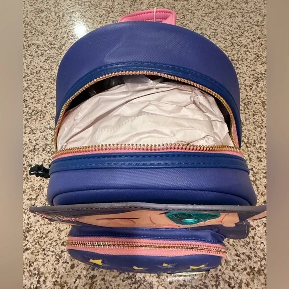 NWT Loungefly Coraline Seeing Stone Glow-In-The-Dark Stars Mini Backpack - Picture 9 of 9